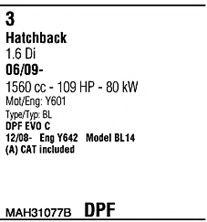 Система выпуска ОГ FONOS MAH31077B