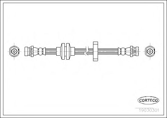 Тормозной шланг PIRELLI 25285