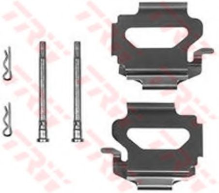 Комплектующие, колодки дискового тормоза TRW PFK296
