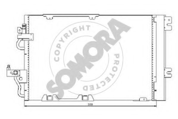 Конденсатор, кондиционер SOMORA 211860B