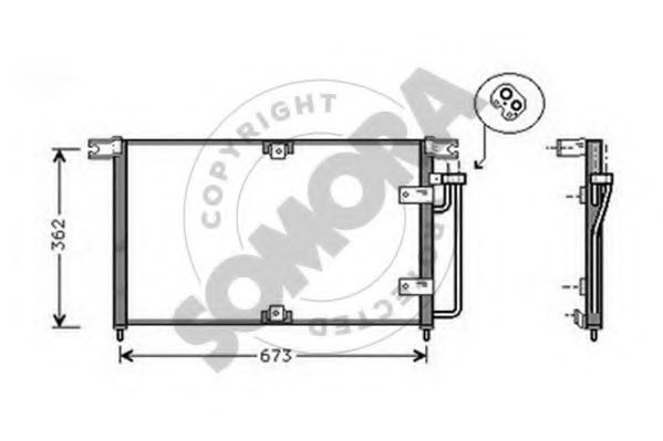 Конденсатор, кондиционер SOMORA 065360