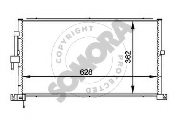 Конденсатор, кондиционер SOMORA 095260C
