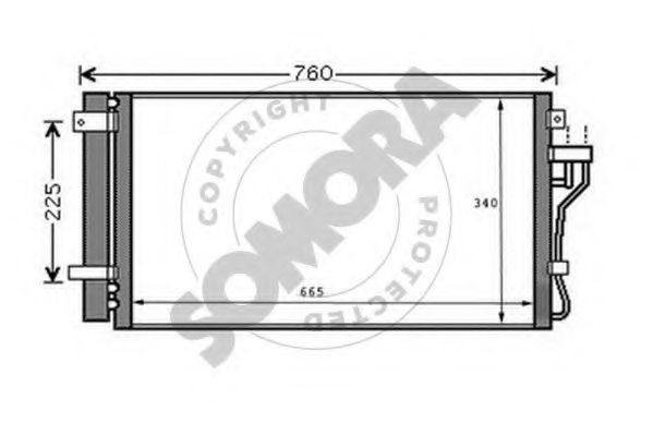 Конденсатор, кондиционер SOMORA 137160A