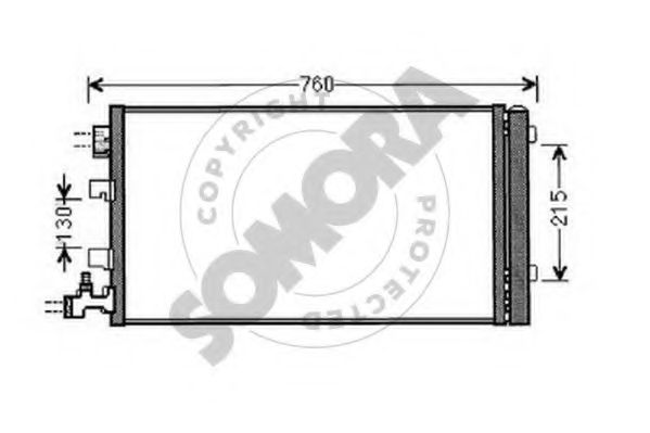 Конденсатор, кондиционер SOMORA 243460