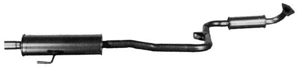 Средний глушитель выхлопных газов IMASAF 40.45.29