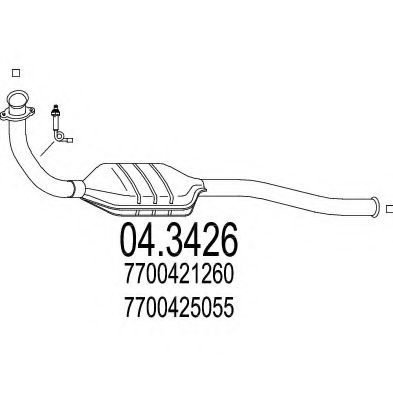 Катализатор MTS 04.3426