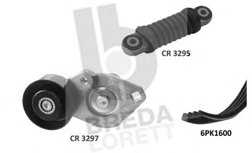 Поликлиновой ременный комплект BREDA  LORETT KCA0046