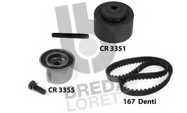 Комплект ремня ГРМ BREDA  LORETT KCD0248