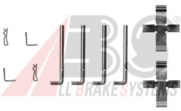 Комплектующие, колодки дискового тормоза OJD (QUICK BRAKE) 0968