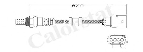 Лямбда-зонд CALORSTAT by Vernet LS140015