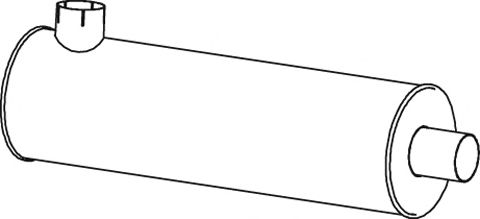 Средний / конечный глушитель ОГ ZARA 1325