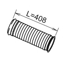 Сильфон, система выпуска DINEX 21288