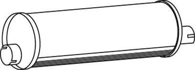 Средний / конечный глушитель ОГ DINEX 30310