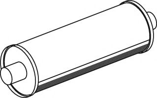 Средний / конечный глушитель ОГ GILLET 460000