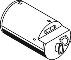 Средний / конечный глушитель ОГ DINEX 21336