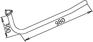 Труба выхлопного газа IMASAF 4103