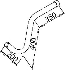 Труба выхлопного газа IMASAF 3732