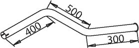 Труба выхлопного газа DINEX 50610