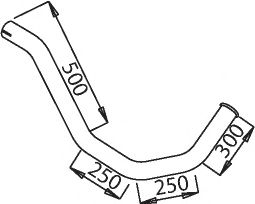 Труба выхлопного газа ZARA 9157