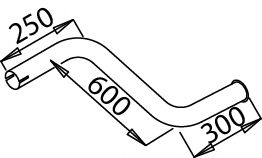 Труба выхлопного газа IMASAF 4188