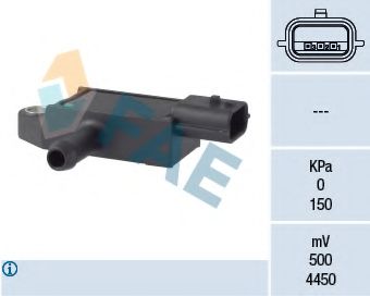 Датчик, давление выхлопных газов FAE 16113