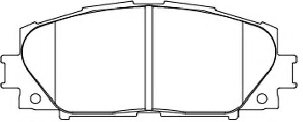 Комплект тормозных колодок, дисковый тормоз NECTO FD7335A