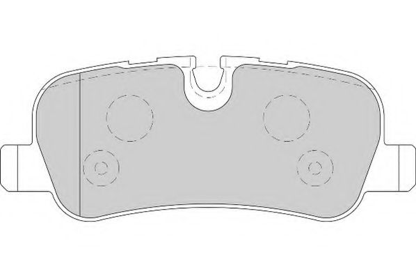 Комплект тормозных колодок, дисковый тормоз NECTO FD7119A