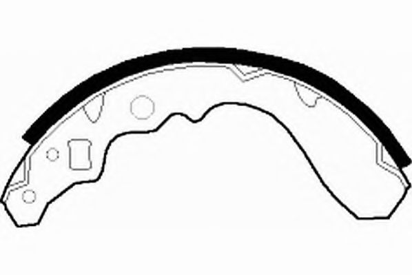 Комплект тормозных колодок NECTO N1570