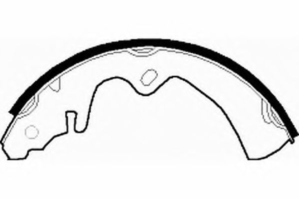 Комплект тормозных колодок A.B.S. 8546