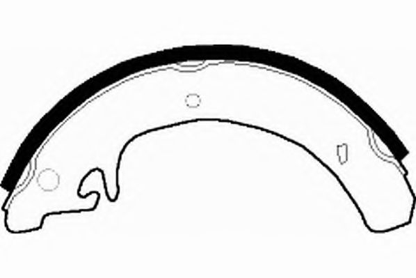 Комплект тормозных колодок NECTO N1353