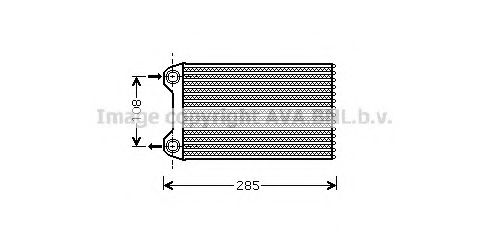 Теплообменник, отопление салона AVA QUALITY COOLING AI6223