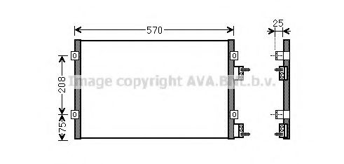 Конденсатор, кондиционер AVA QUALITY COOLING CR5110