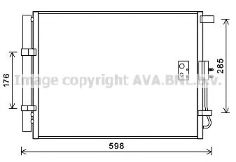 Конденсатор, кондиционер AVA QUALITY COOLING HY5373D