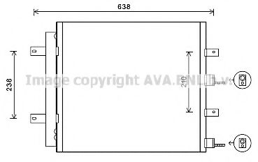 Конденсатор, кондиционер AVA QUALITY COOLING JR5051D