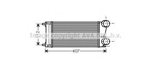 Интеркулер AVA QUALITY COOLING PE4332