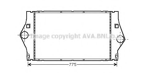 Интеркулер AVA QUALITY COOLING RT4363