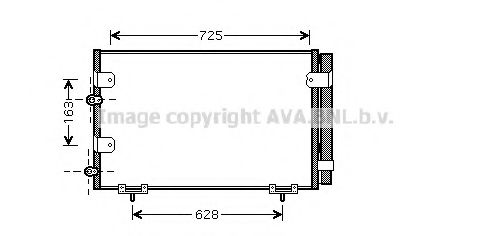 Конденсатор, кондиционер AVA QUALITY COOLING TO5288D