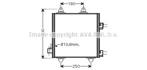 Конденсатор, кондиционер AVA QUALITY COOLING TO5414D