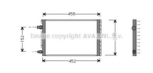 Конденсатор, кондиционер AVA QUALITY COOLING UV5005