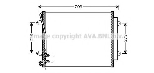Конденсатор, кондиционер AVA QUALITY COOLING VWA5226D