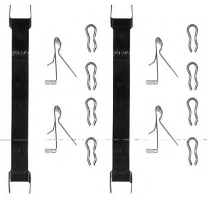 Комплектующие, колодки дискового тормоза MGA A125