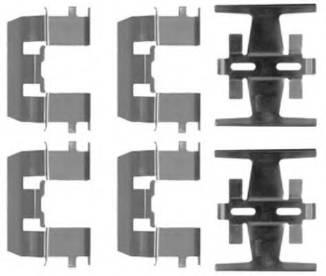 Комплектующие, колодки дискового тормоза MGA A194