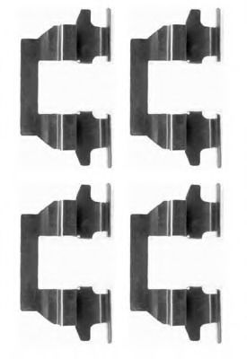 Комплектующие, колодки дискового тормоза MGA A258