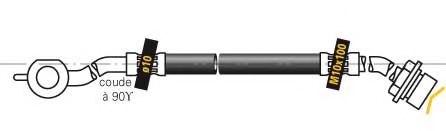 Тормозной шланг MGA F4640