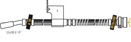 Тормозной шланг MGA F5555