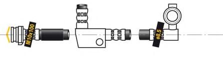 Тормозной шланг MGA F6334