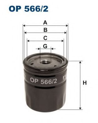 Масляный фильтр FILTRON OP566/2