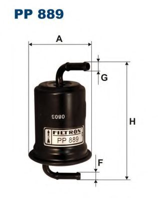 Топливный фильтр FILTRON PP889