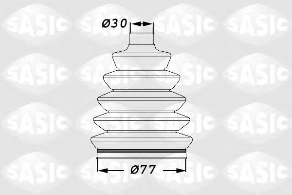 Комплект пылника, приводной вал SASIC 1900009