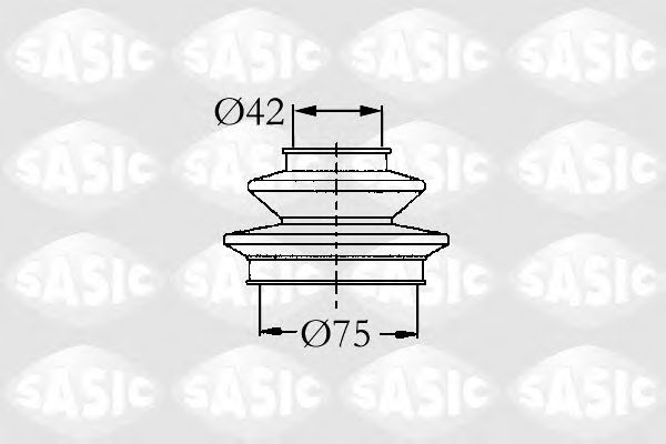 Комплект пылника, приводной вал CF GOMMA 12505